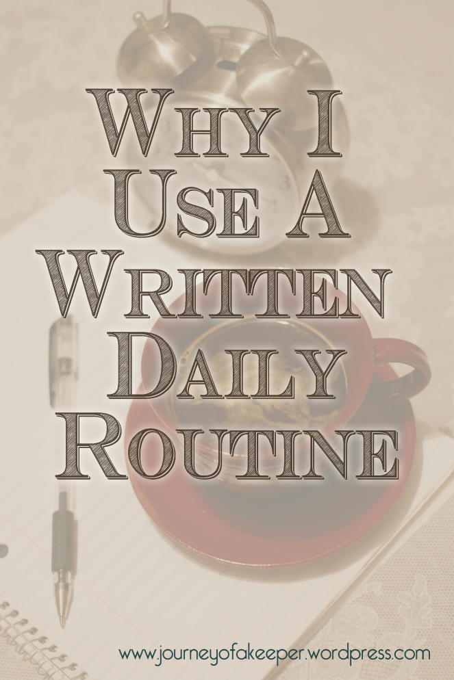 written routine